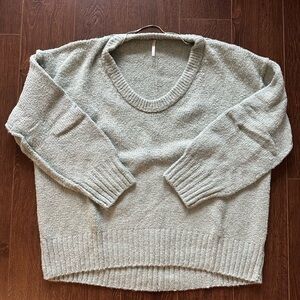 Cozy Mint Green Free People Women's Sweater